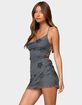 EDIKTED Kandy Backless Beaded Mini Dress image number 2