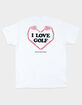 SANDY PAR I Love Golf Mens Tee image number 1