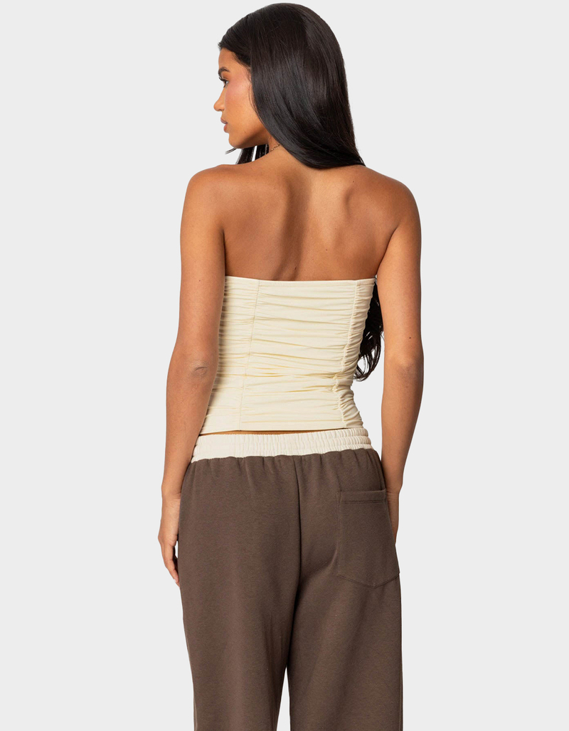 EDIKTED Fifi Gathered Strapless Top image number 3