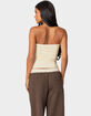 EDIKTED Fifi Gathered Strapless Top image number 4
