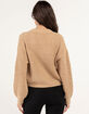 POOF Womens V Neck Button Front Cardigan image number 3