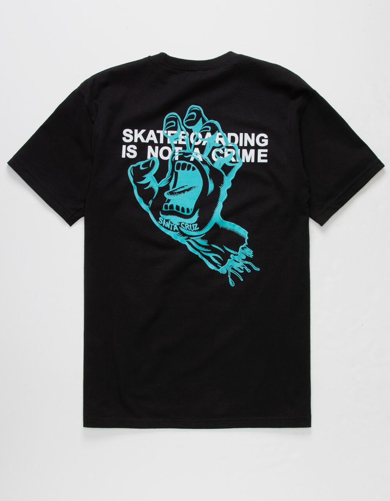 SANTA CRUZ Crime Hand Mens T-Shirt image number 0