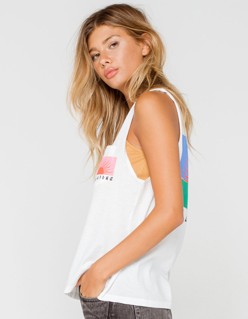 BILLABONG Sun Over Sky Womens Muscle Tank image number 2