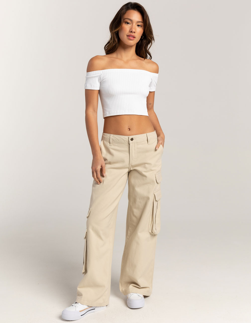 RSQ Womens Seamless Off The Shoulder Top image number 1