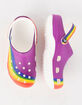CROCS Rainbow Dye Womens Classic Clogs image number 5