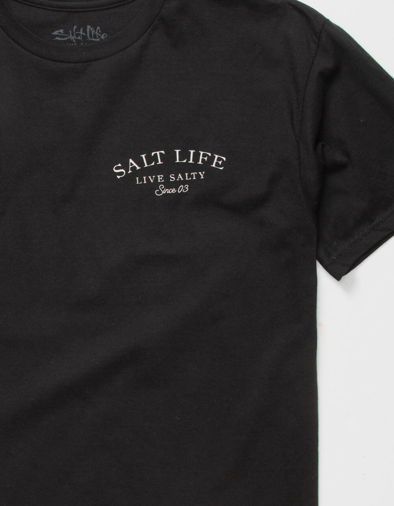 SALT LIFE Stripes Bass Mens Tee image number 3