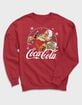 COCA-COLA Santa Snowflakes Unisex Crewneck Sweatshirt image number 1
