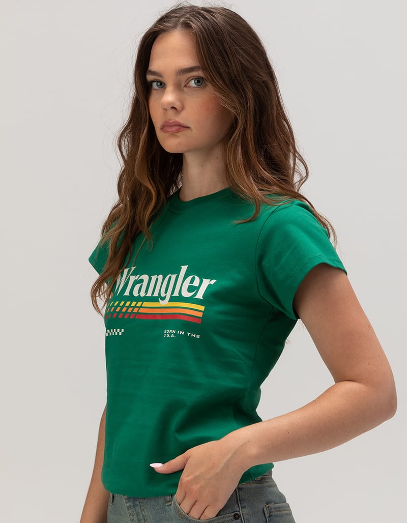 WRANGLER Band Shrunken Womens Tee image number 2