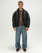 RSQ Mens Hooded Plaid Jacket image number 6