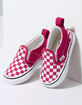 VANS Toddler Checkerboard Slip-On Velcro Shoes image number 3
