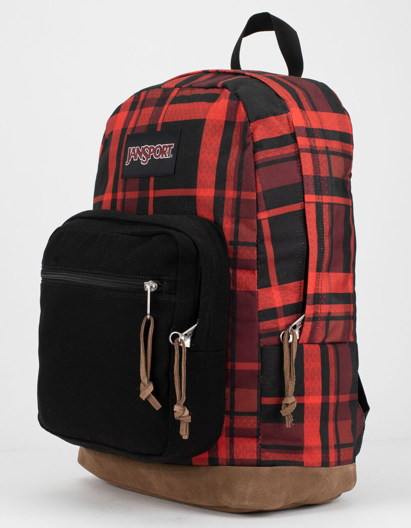 JANSPORT Right Pack Expressions Red Diamond Plaid Backpack image number 1