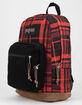 JANSPORT Right Pack Expressions Red Diamond Plaid Backpack image number 2