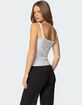 EDIKTED Teagan Ribbed Tank Top image number 5