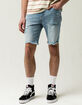 RSQ Destructed Drawstring Mens Denim Shorts image number 1