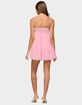 EDIKTED Ariellah Chiffon Babydoll Mini Dress image number 3