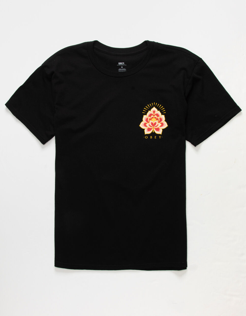 OBEY Lotus Bloom Mens Tee image number 1