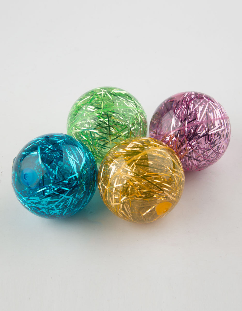 Tinsel Light Up Glitter Bounce Ball image number 0