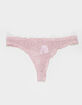FULL TILT Lettuce Edge Mesh Thong image number 1