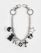 FULL TILT Multi Charm Punk Bag Charm Chain image number 1