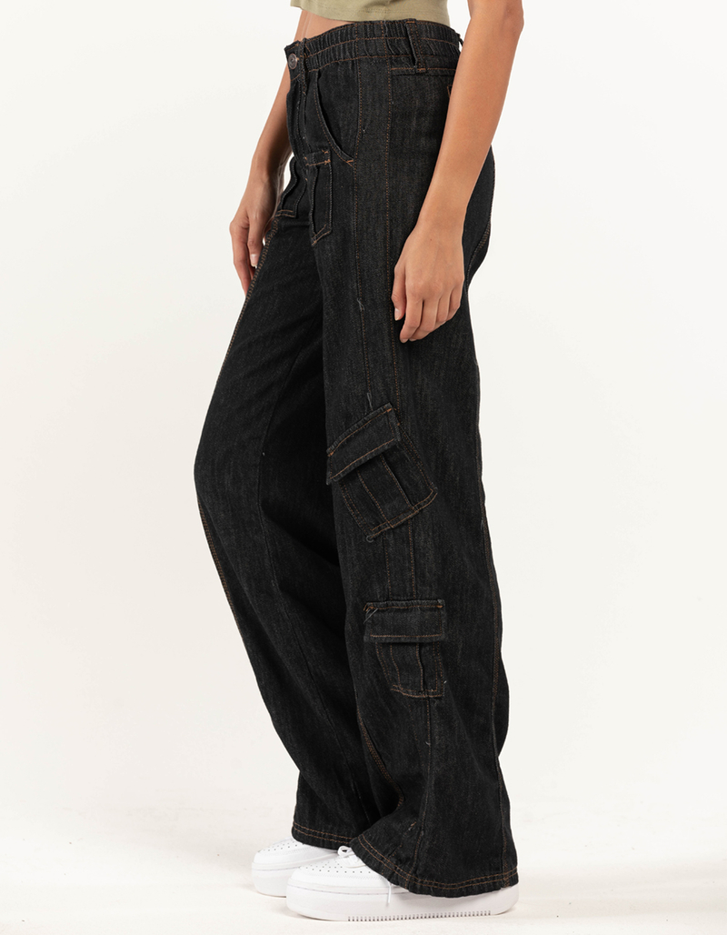 BDG Urban Outfitters Womens Y2K Denim Cargo Pants image number 2