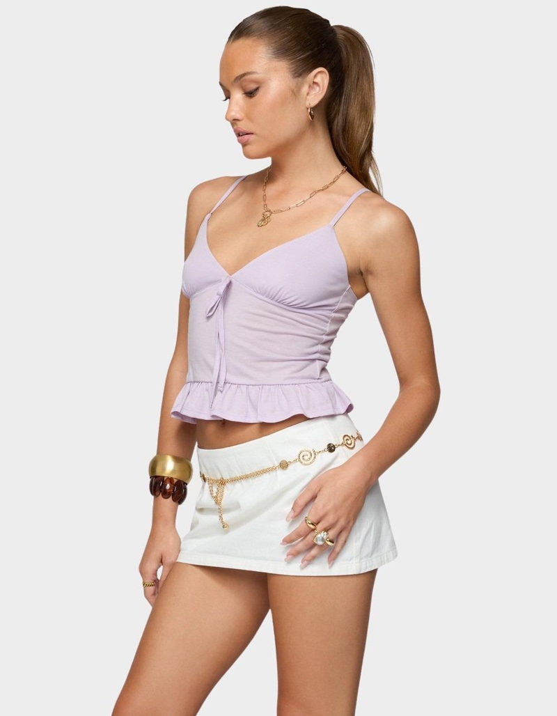 EDIKTED Martie Peplum Tank Top image number 1