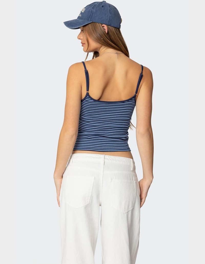 EDIKTED Miller Striped Tank Top image number 4