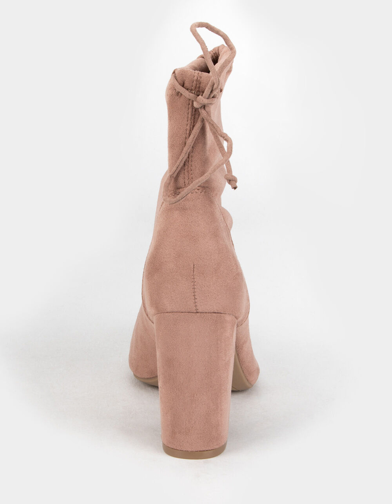 BAMBOO Womens Stretch Ankle Booties image number 3