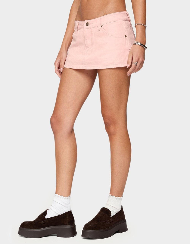 EDIKTED Sukie Denim Mini Skort image number 4