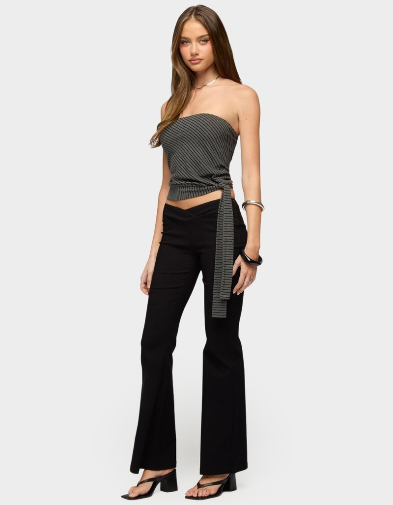 EDIKTED Margotte Striped Strapless Top image number 3