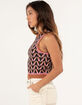 RSQ Geometric Print Womens Sweater Vest  image number 2