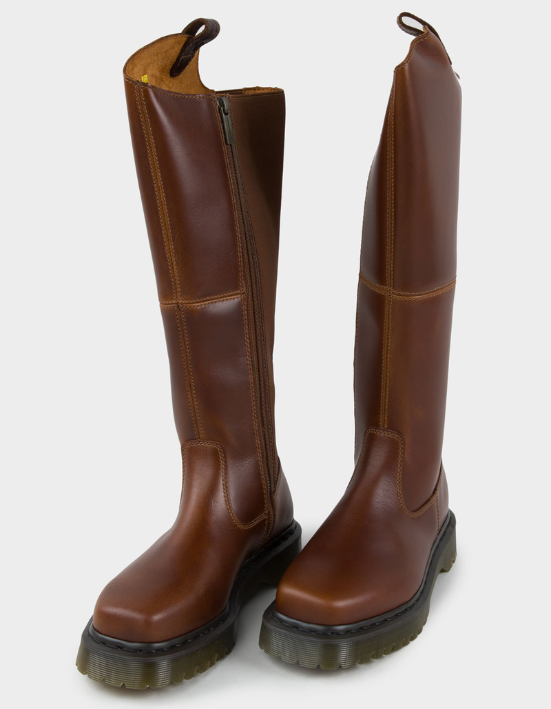 DR. MARTENS Amaayah Womens Knee High Leather Boots image number 0
