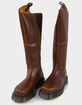 DR. MARTENS Amaayah Womens Knee High Leather Boots image number 1