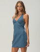 RSQ Womens Denim Halter Dress image number 2