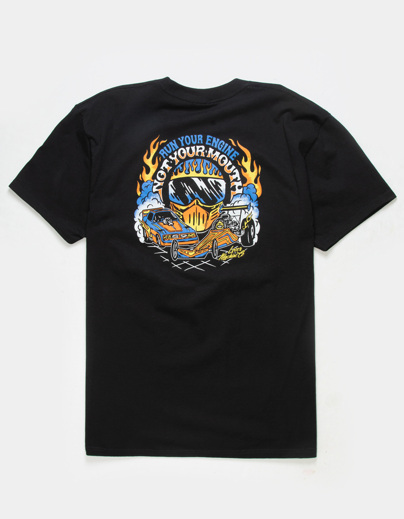 LOSER MACHINE Run Your Engine Mens Tee image number 0