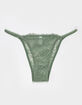 FULL TILT Floral Allover Lace Cheeky Panties image number 2