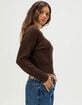 NECTAR CLOTHING Womens Off The Shoulder Sweater image number 3