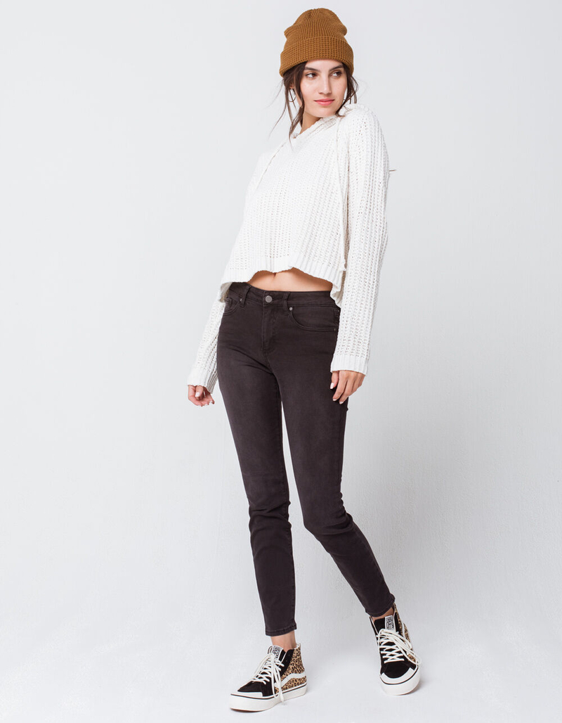 RSQ Mid Rise Wash Black Womens Jeggings image number 0