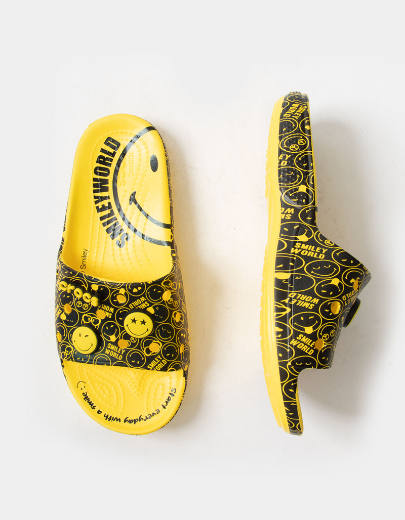 CROCS Smiley Slide Sandals image number 4