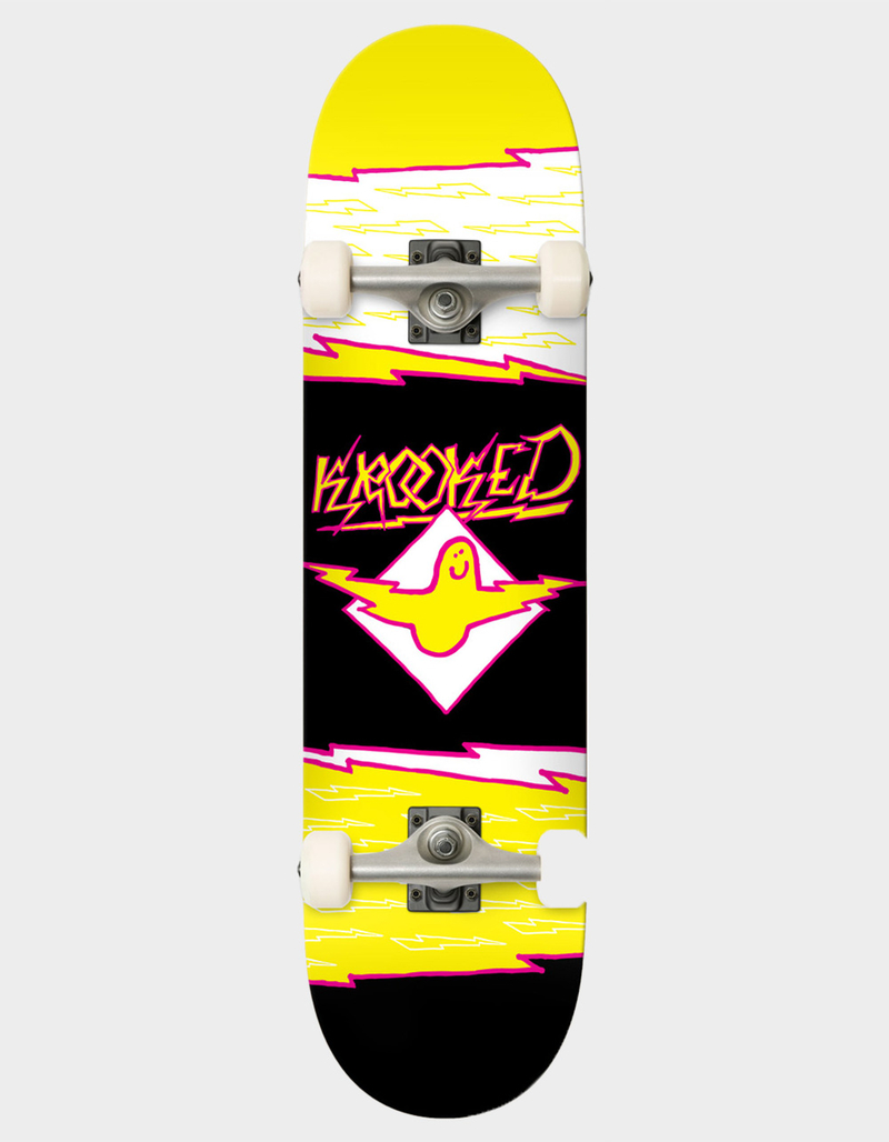 KROOKED Bird Lightning 7.75" Complete Skateboard image number 0