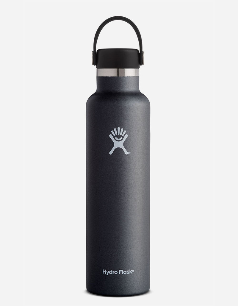 HYDRO FLASK Black 24oz Standard Mouth Water Bottle image number 0