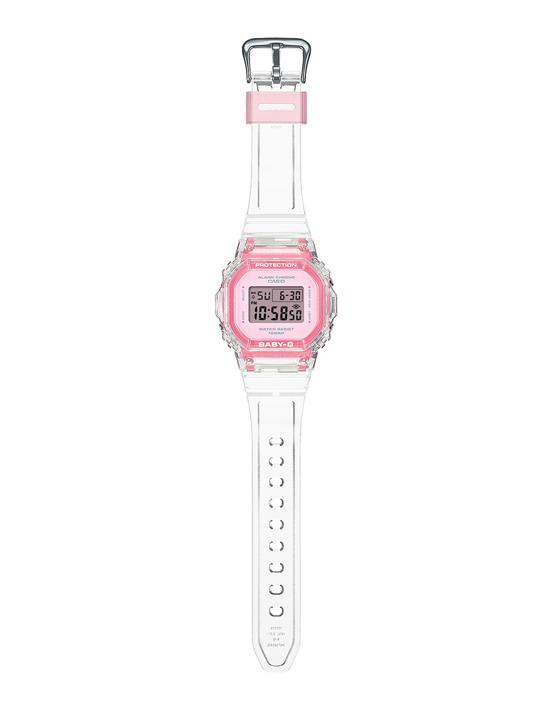 GSHOCK BGD565SJ7 BabyG Watch CLEAR/PINK Tillys