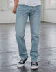 RSQ New York Slim Straight Light Wash Mens Jeans image number 2