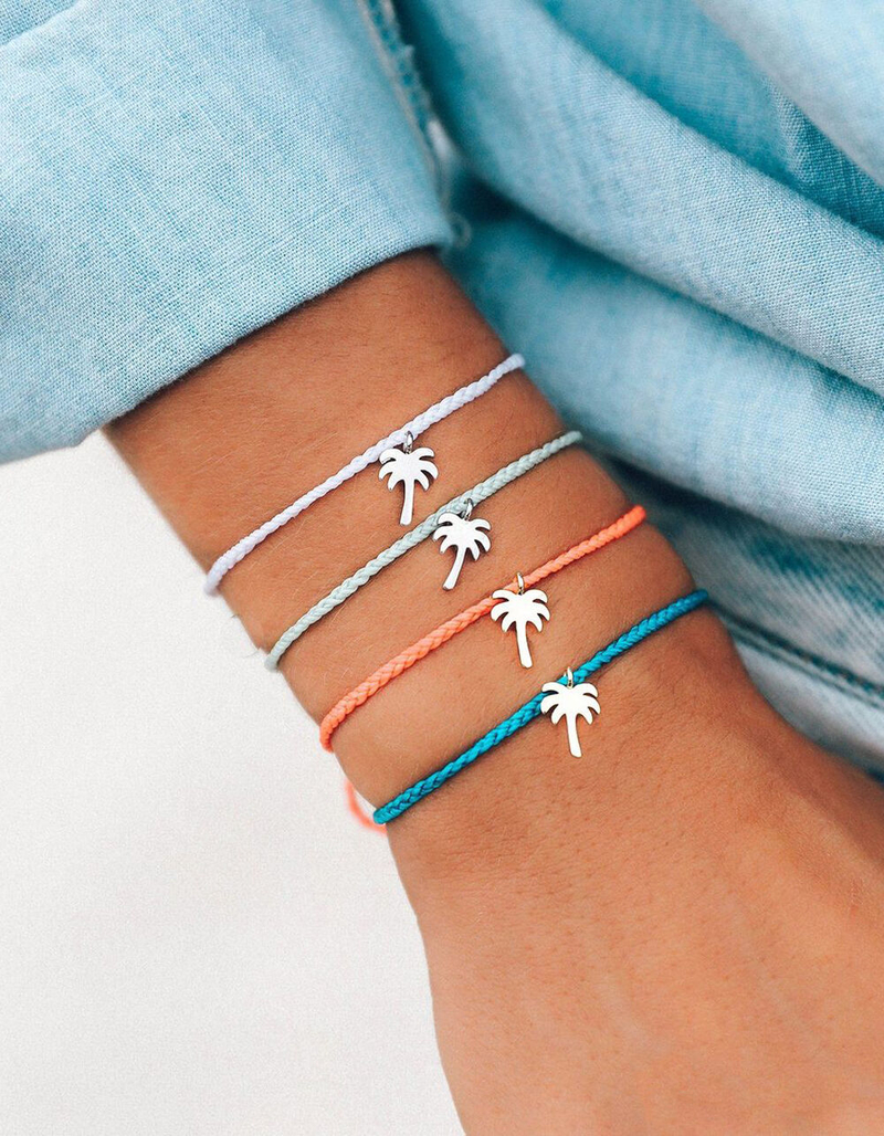 PURA VIDA Palm Tree Pink Bracelet image number 1