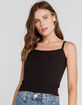 HEART & HIPS Womens Black Cami image number 2