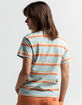 DICKIES Striped Womens Oversized Tee image number 3