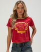 THE WILD COLLECTIVE University of Southern California Womens Off The Shoulder Tee image number 1