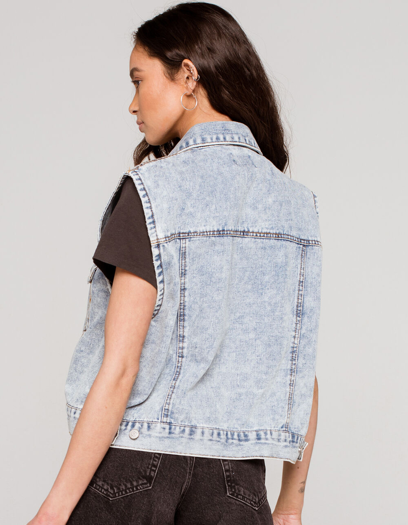 CI SONO Oversized Womens Denim Vest image number 2