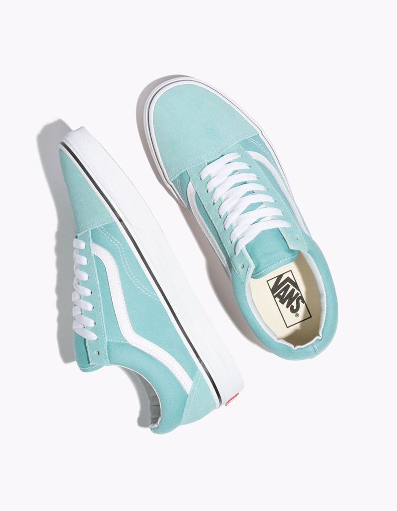 VANS Old Skool Aqua Haze & True White Shoes image number 2