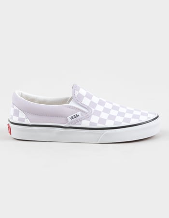 VANS Checkerboard Girls Classic Slip-On Shoes Primary Image