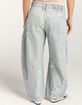 FREE PEOPLE Lucky You Mid-Rise Stripe Womens Barrel Jeans image number 4